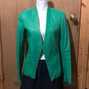 Green Leather blazer/Jacket from Walter Baker